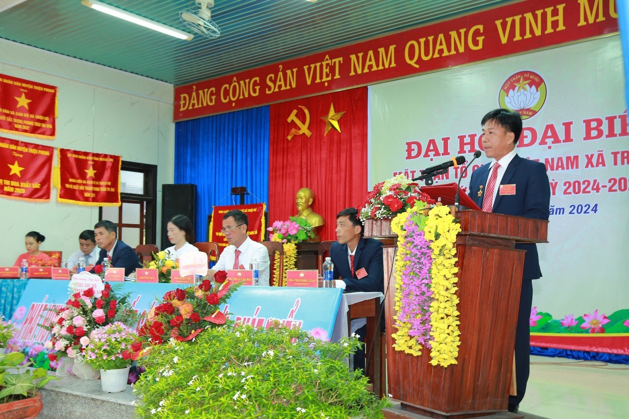 Đại hội Đại biểu MTTQ Việt Nam xã Triệu Độ, khóa XI, nhiệm kỳ 2024 -2029